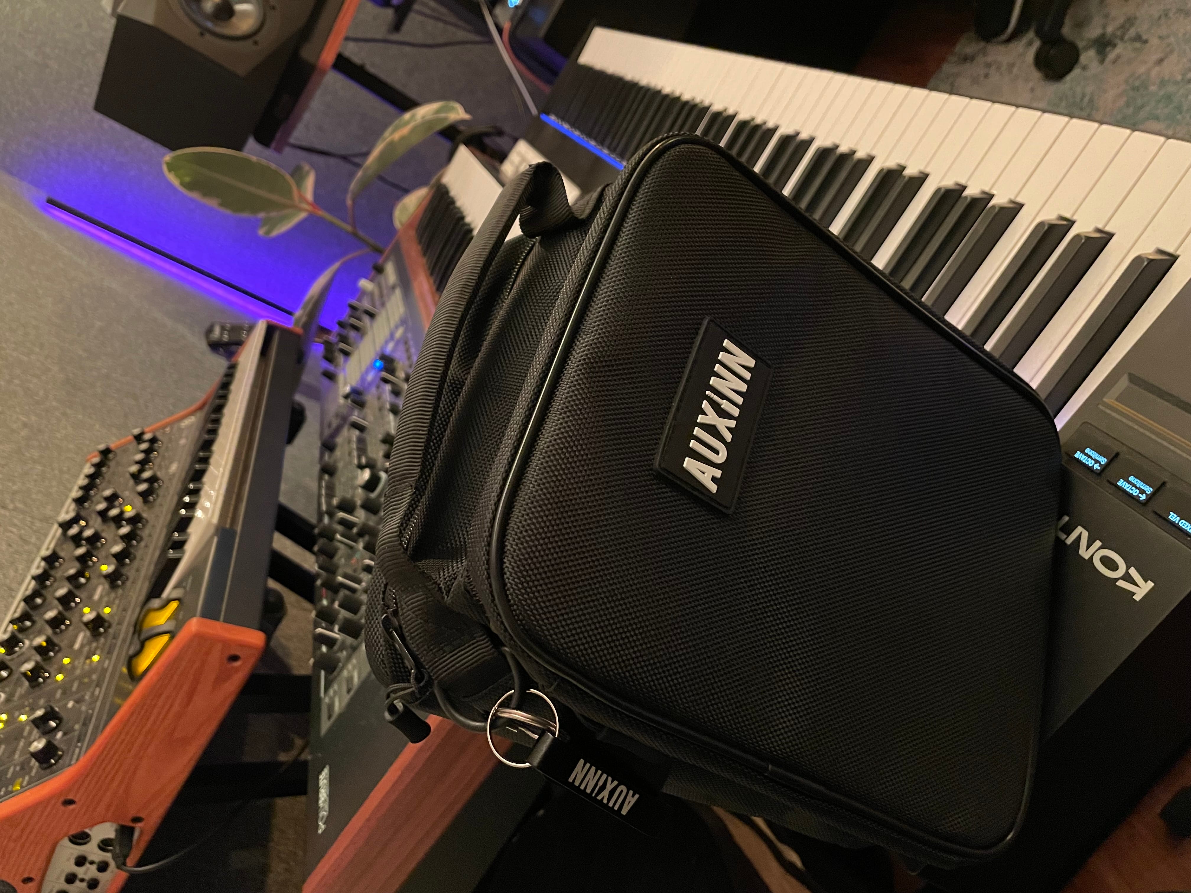 Auxinn bag in UK studio