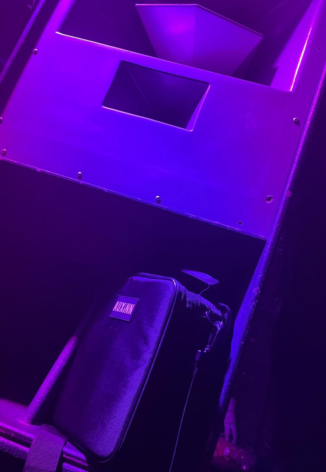 Auxinn bag in a club setting